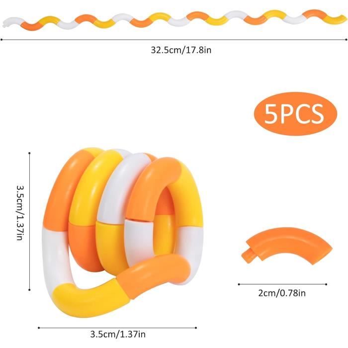 Jouet de Décompression Torsadé - Main Toy - Twister Toy - Couleur aléatoire - Intérieur - Enfant - Jeux - Jouets
