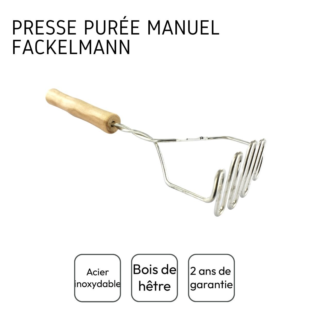 Pince De Cuisine En Bois 25 Cm Fackelmann Wood Edition à Prix