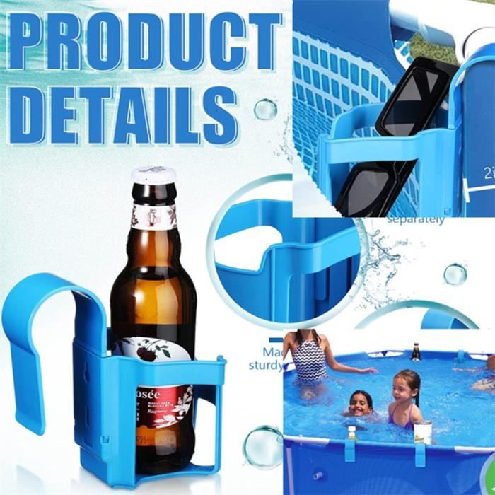 Porte Gobelet Piscine Hors Sol Lntyq Porte-gobelet Pour Piscine, 4 Pièces, Porte-gobelet Pour Piscine 4 Pieces Porte Gobelet Pour Piscine Hors Sol Porte Gobelet Amovible Accessoires De Piscine Porte Gobelet Pour Fetes