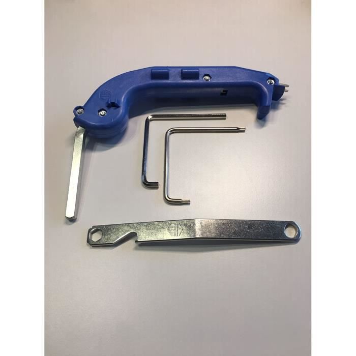 Outil De Réglage De Fenêtre - Lot De 2 Clés Pour Ajuster Les Ferrures, Installation Et Réparation - Compatible Avec La Plupart Des Modèles - 10