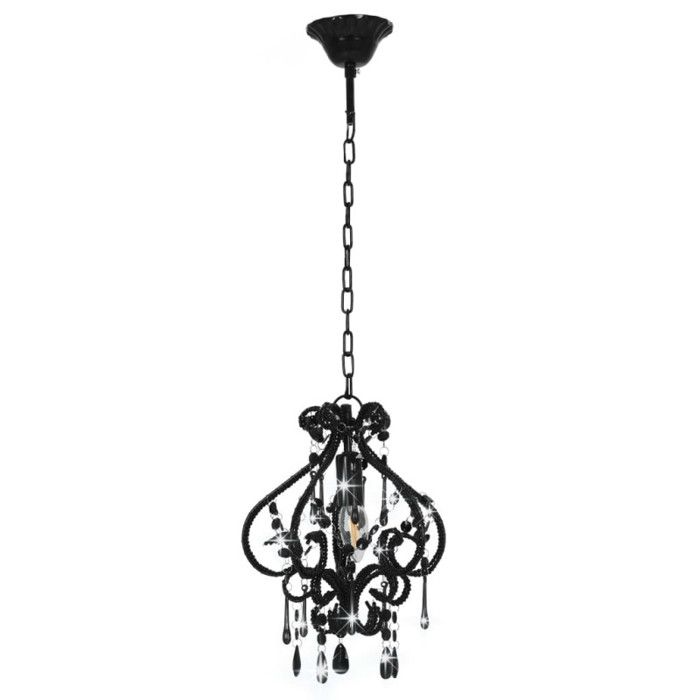 Plafonnier Lampe De Plafond éclairage De Plafond Led Suspension Design Vintage Metal Noir Hauteur Env 200 Cm Douille 1 X E27 03 0003213