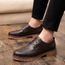 Chaussures Rétro Sculpté hommes style britannique semelle épaisse  entreprise Chaussures Casual ying 1640 Marron - Cdiscount Chaussures