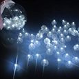 Mecanique YTARL 100 pcs Ballon Lumières Mini Rond Clignotant LED Lampes Pour Le Mariage Papier Lanternes Fêtes D'anniversaire Hallow-0