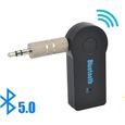 Accessoire réseau,2 en 1 sans fil Bluetooth 5.0 récepteur émetteur adaptateur 3.5mm Jack pour voiture musique - Bluetooth v5.0 #C-0