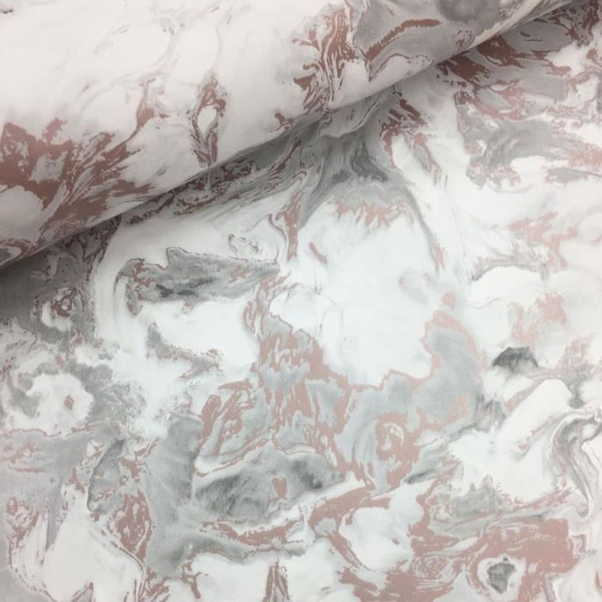 Metro Brique Marbre papier peint texturé métallique or Rose M1510 Couronne
