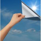 Rabbitgoo Film Anti Regard Fenetre 76x400cm Adhesif Effet Miroir sans Tain pour Vitre Unique Protection de Soleil Anti UV Argenté