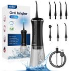 SEJOY Hydropulseur Jet Dentaire Rechargeable Portable 350ML, Irrigateur Oral Professionnel IPX7 Étanche avec 7 Buses 5 Modes, Noir