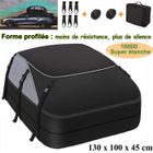 Sac de Toit Voiture - TOOLUCK -130x100x45cm-1000D Tissu d’Oxford et PVC, Coffre De Toit Souple Résistant Aux Intempéries Pour