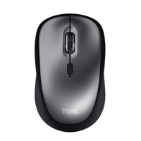 Trust Yuki Souris sans Fil Silencieuse Compacte avec Pile Ambidextre, 1600 DPI, Récepteur USB, Compatible Ordinateur Portable, PC