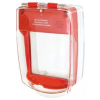 Alarme autonome - Coque de protection rouge avec sirène ACPD1013 Cordia Incendie