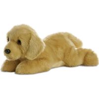 Peluche chien Labrador allongé 30 cm