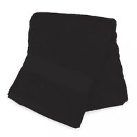 Maxi drap de bain en coton 500 gr/m2 100x140 cm LAGUNE noir, par Soleil d'ocre
