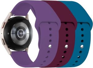 Montre connectée sport 3 Pack Bracelet montre de sport en silicone souple