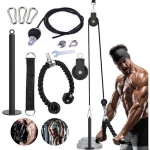 PACK FITNESS - GYM Equipement Machine - Poulie Musculation Fitness Sy