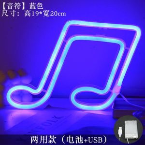 AMPOULE - LED musique bleue - Ampoules néon pour bar, bande lumi