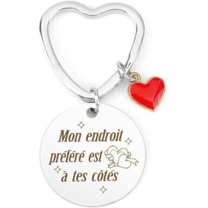 PORTE-CLÉS Porte-Clés Couple, Cadeau Saint Valentin, Idee Cad