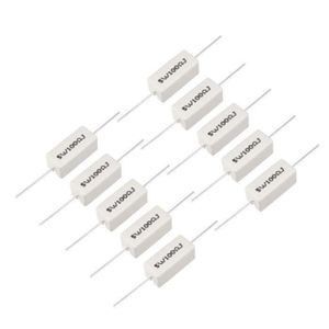 lot de 8 Résistance 5W 0.15ohm axial bobinée céramique 10/%