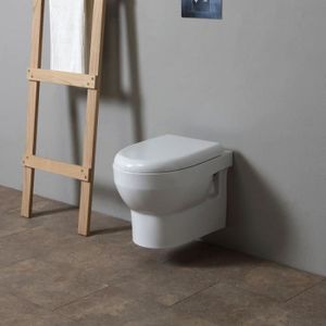 WC - TOILETTES WC Suspendu Série Tuckett - Kiamami Valentina - Blanc