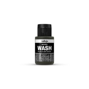 ACCESSOIRE MAQUETTE Peinture à l'eau Vallejo Model Wash 35ml - Dark Grey Wash - Marque Vallejo - Couleur principale Noir