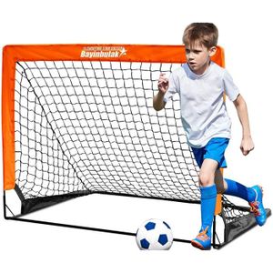 Mondo Toys-UEFA Goal Post Mini-Set 1 Cage de Football pour Enfants avec Filet Ballon Euro 2020 Inclus 28581 Couleur Blanc 28581 