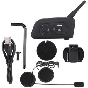 INTERPHONE - VISIOPHONE Dilwe Interphone pour casque Casque Interphone Bluetooth Casque Interphone sans fil 1200 mètres pour motocyclistes (simple)