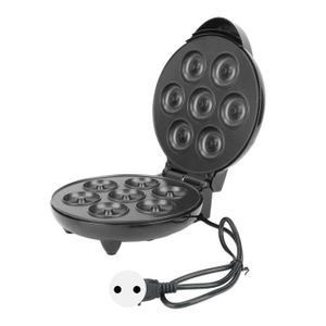 Machine à Donuts électrique 220V - 12 Donuts Par Cuisson, 1500W, Plaques Antiadhésives, Usage Pro Ou Maison