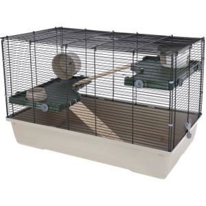 CAGE Cage 3 étages pour petits rongeurs 80*45*53 cm -  FLAT NATURE - KERBL