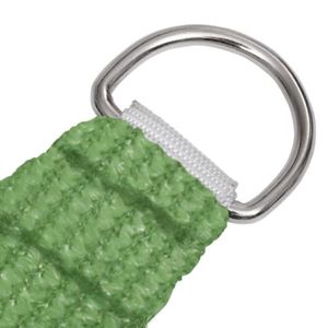 VOILE D'OMBRAGE Voile d'ombrage 160 g-m² Vert clair 5x6x6 m PEHD M