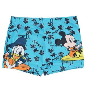 MAILLOT DE BAIN Maillot de bain bébé Mickey et Donald Disney boxer garçon bleu turquoise