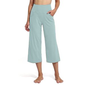 PANTALON DE SPORT Pantalon de Yoga Femme Lâche avec Poches - Bleu 2 