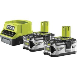 BATTERIE MACHINE OUTIL Pack chargeur 18V 2x4Ah RC18120-240 ONE+ - RYOBI -