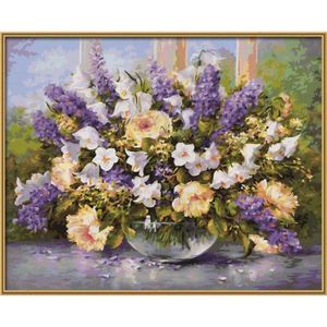 Peinture Par Numero Fleurs Achat Vente Pas Cher