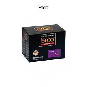 PRÉSERVATIF 50 préservatifs Sico COLOUR(Marque:Sico)