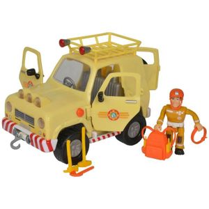 VOITURE - CAMION Jeep de sauvetage du pompier Sam avec figurine
