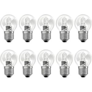 AMPOULE - LED 10 x Ampoules Eco Halogène Gouttes à incandescence