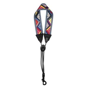 Couleur argent Sangle de saxophone confortable avec coussin de sangle de cou respirant amovible et lavable Sangle de saxophone rembourr/ée ADORENCE