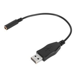 HTGuoji Câble Micro USB Mâle vers Femelle - Prise Jack 3,5 mm - Câble Audio  AUX - Cordon pour Adaptateur De Casque avec Micro Actif