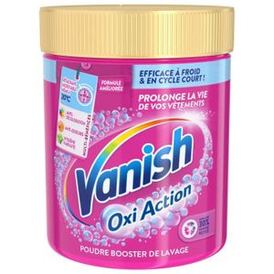 DÉTACHANT TEXTILE LOT DE 2 - VANISH - Oxi Action Poudre Booster De L