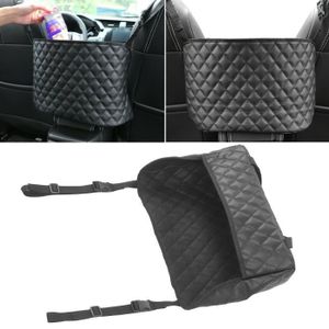 Qirc Support de sac à main de voiture entre les sièges, sac de rangement en  daim de grande capacité pour sac à main, support de sac à main en maille