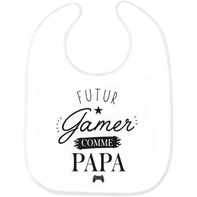 Bavoir Bebe Imprime Citation Naissance Humour Futur Gamer Comme Papa Ref0331 374 Cdiscount Puericulture Eveil Bebe