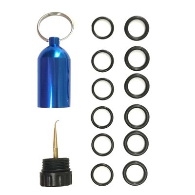 Kit De Plongée Mini Joints Et Réservoir – 12 Pièces, Alliage Aluminium, Étui Pour Valves, Trois Couleurs