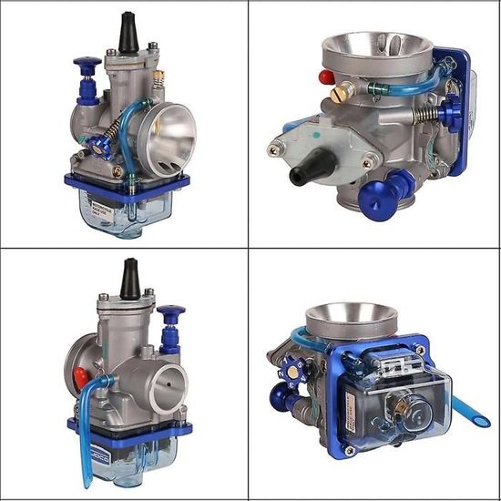 Carburateur Universel KOSO/OKO PWK 24mm - Pour Scooter, Quad, Dirt Bike 50-350cc - Alliage Alu