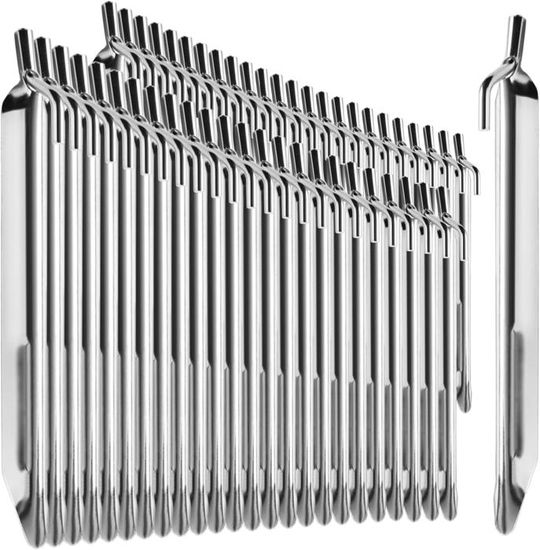 COM-FOUR® 20x piquets de tente en acier - piquets de sol robustes avec filetage dans la boîte de transport, pour le camping et l'extérieur - idéal pour les sols normaux et durs COM-FOUR® 20x piquets de tente en acier - piquets de sol robustes avec filetage dans la boîte de transport, pour le camping et l'extérieur - idéal pour les sols normaux et durs