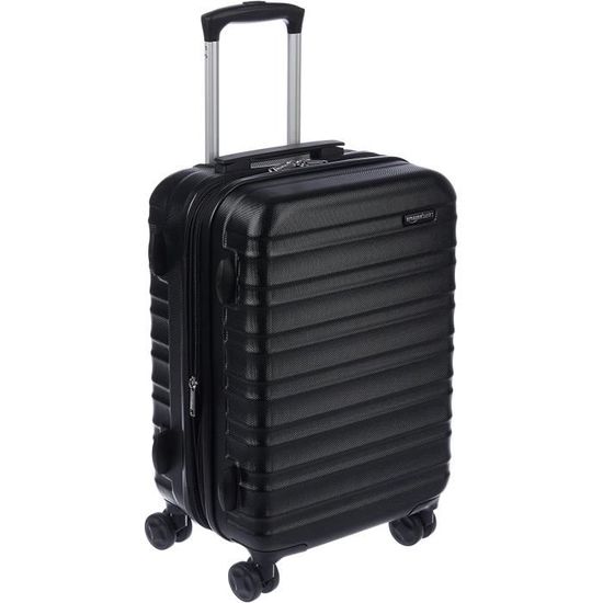 Valise Cabine 20 Pouces En Aluminium Noir – 4 Roues – Serrures TSA – Travel Sentry – Neuf