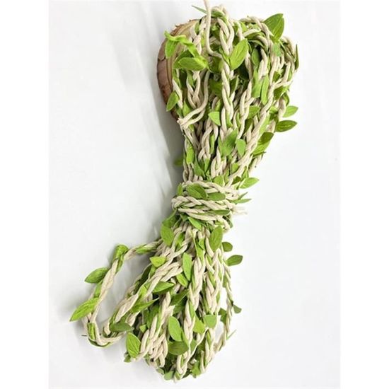 18 Pendentifs Feuilles D'Érable En Bois + Corde Chanvre 5m | Décoration Automne, Mariage, Fête - 12