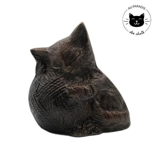 Urne Funeraire Chat Pelote Cremation Cendre Memorial Souvenir De Son Chat Cdiscount
