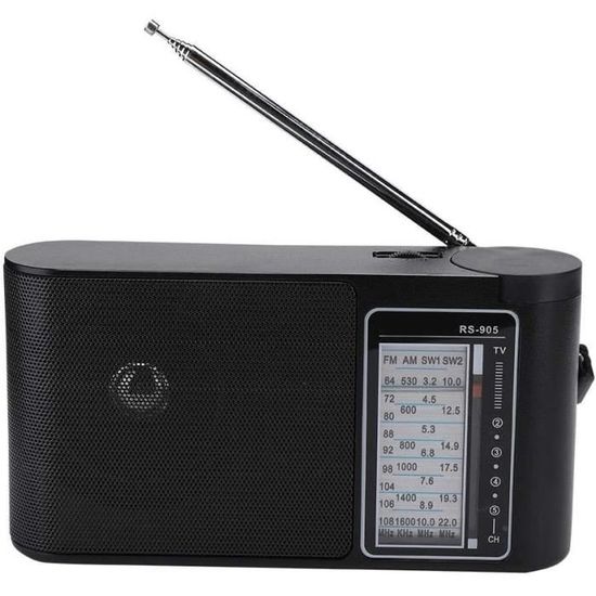 Antenne FM Amplifiée Portable 25dB - Haute Sensibilité Gain Élevé Pour Radio - Idéal Mauvais Signal Et Étages Bas - USB