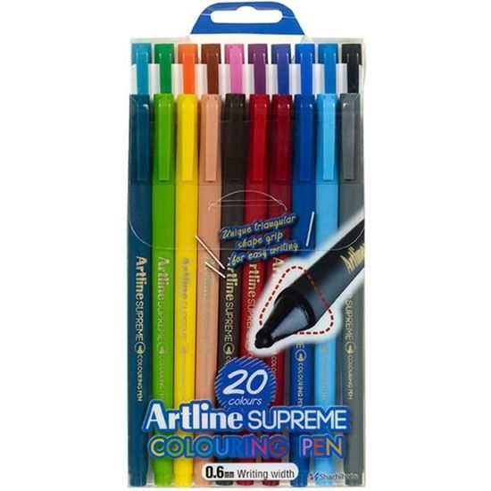 Supreme Fineliner Assortiment De Couleurs[u2505] - Cdiscount Beaux-Arts ...