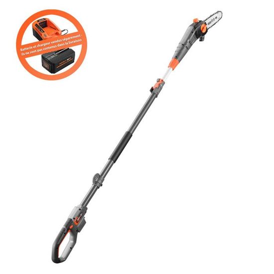 Élagueuse Sans Fil Compatible Makita 18V – Tige Télescopique, Hauteur 4,5 M, Coupe Réglable 0-90°
