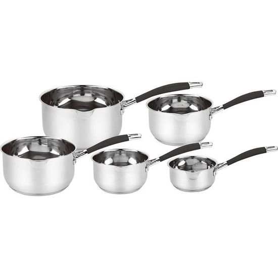 Haussmann Heritage Set 3 Pentole In Ghisa Di Alluminio 16/18/20 Cm - Manico Rimovibile - Adatte A Induzione - Antiaderenti Senza PFOA - 6